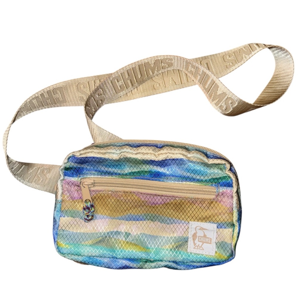 Chums Brand Fanny Pack Waist/Crossbody/Hip Bag Travel Hiking Multicolor